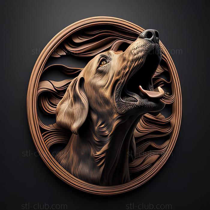 st The Hound of Artoise dog